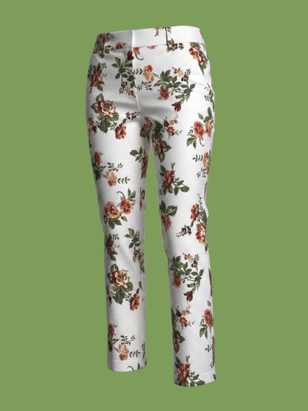 Floral Stretch Pants by JOE B – Size Medium, Machine Wash